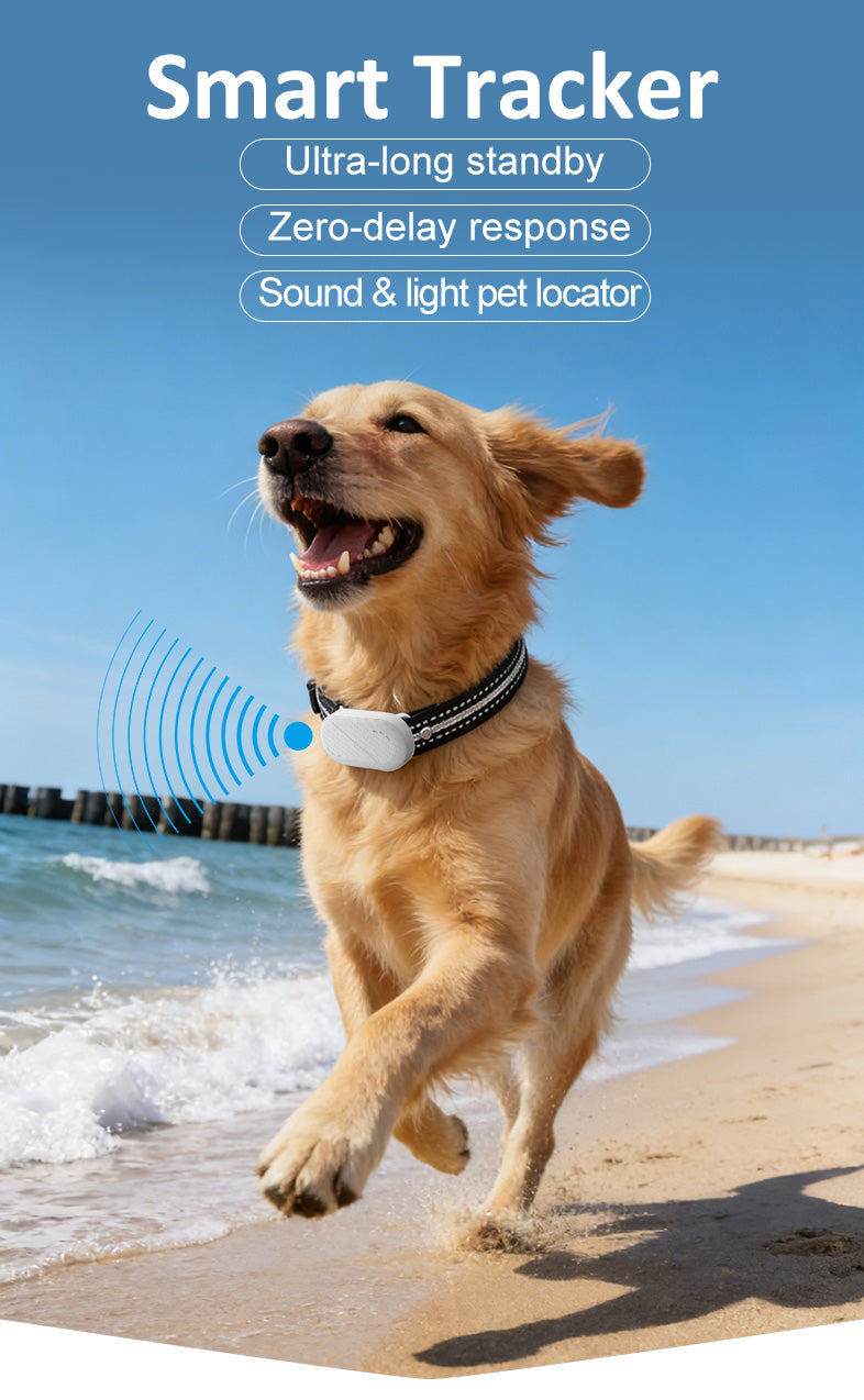 Starpawss P43 Smart GPS Pet Tracker Collar – Real-Time Dog & Cat Location Tracker with Voice Call