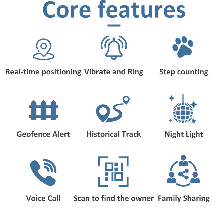 Starpawss P43 Smart GPS Pet Tracker Collar – Real-Time Dog & Cat Location Tracker with Voice Call