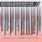 Starpawss PD-166 Electric Flea Comb for Dogs & Cats – Pet Lice, Tick & Flea Removal Grooming Brush