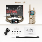 Starpawss PD-509 2-in-1 Dog Training Collar with Remote & LED Flashlight | 300-1000m Range