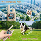 Starpawss PD-509 2-in-1 Dog Training Collar with Remote & LED Flashlight | 300-1000m Range