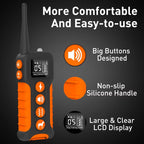 Starpawss PD-518 1000M Remote Dog Training Collar with Beep Vibration Static Shock | IP67 Waterproof Rechargeable E-Collar for Large Dogs