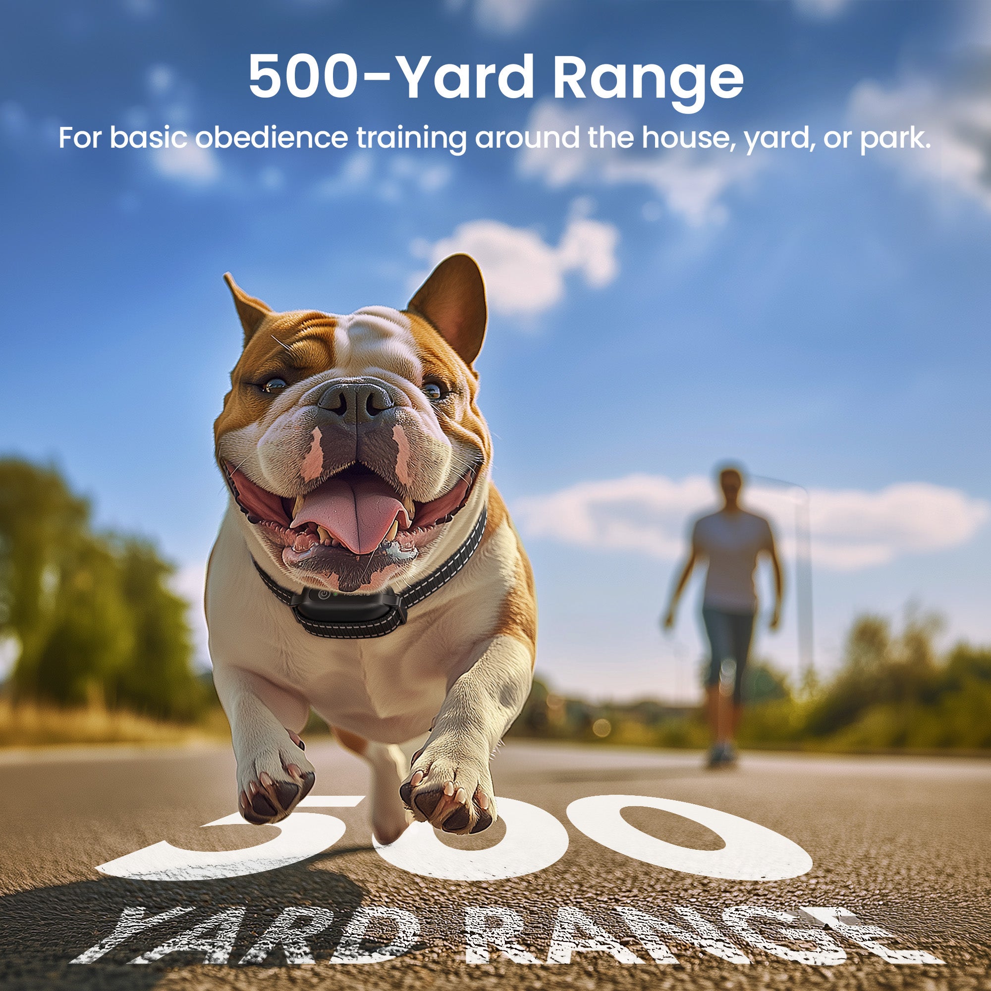 Starpawss PD-810 500-Yard Auto Leash Pulling Stop Dog Training Collar with Remote – Waterproof Rechargeable Anti-Pull Trainer