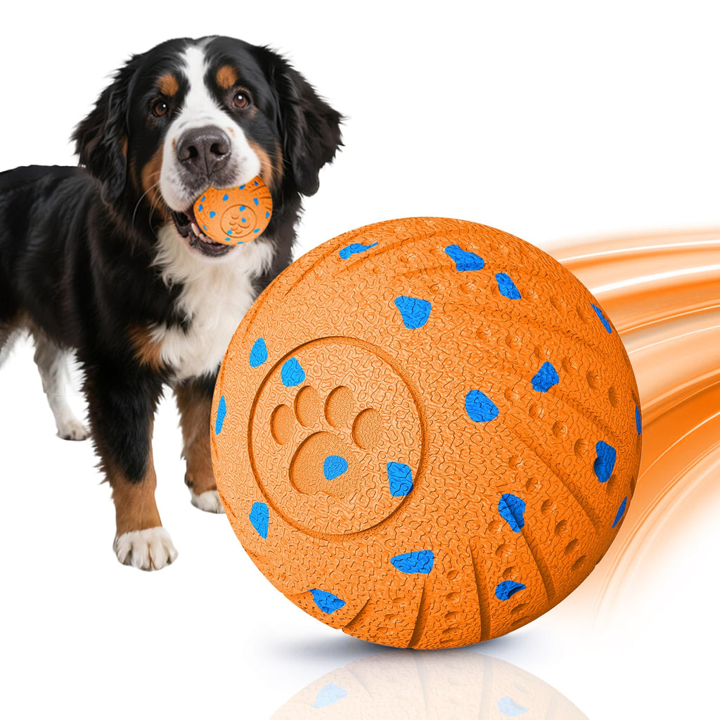 Interactive Dog Toys Smart Dog Ball for Aggressive Chewers Auto Bounce Blue | E-TPU vibrating dog ball, 3 auto modes, motion sensor, Type-C rechargeable, 4h runtime, IP54 waterproof, indoor/outdoor use