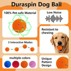 Smart Interactive Dog Ball, Automatic Rolling Bouncing Chew Toy, IP54 Waterproof Rechargeable Dog Toy for Indoor Outdoor Play