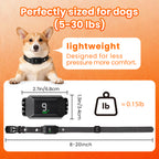 Starpawss P21 Multi-Function Anti-Bark Dog Training Collar with Remote Control, IP67 Waterproof & Rechargeable