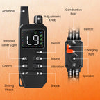 Starpawss P21 Multi-Function Anti-Bark Dog Training Collar with Remote Control, IP67 Waterproof & Rechargeable