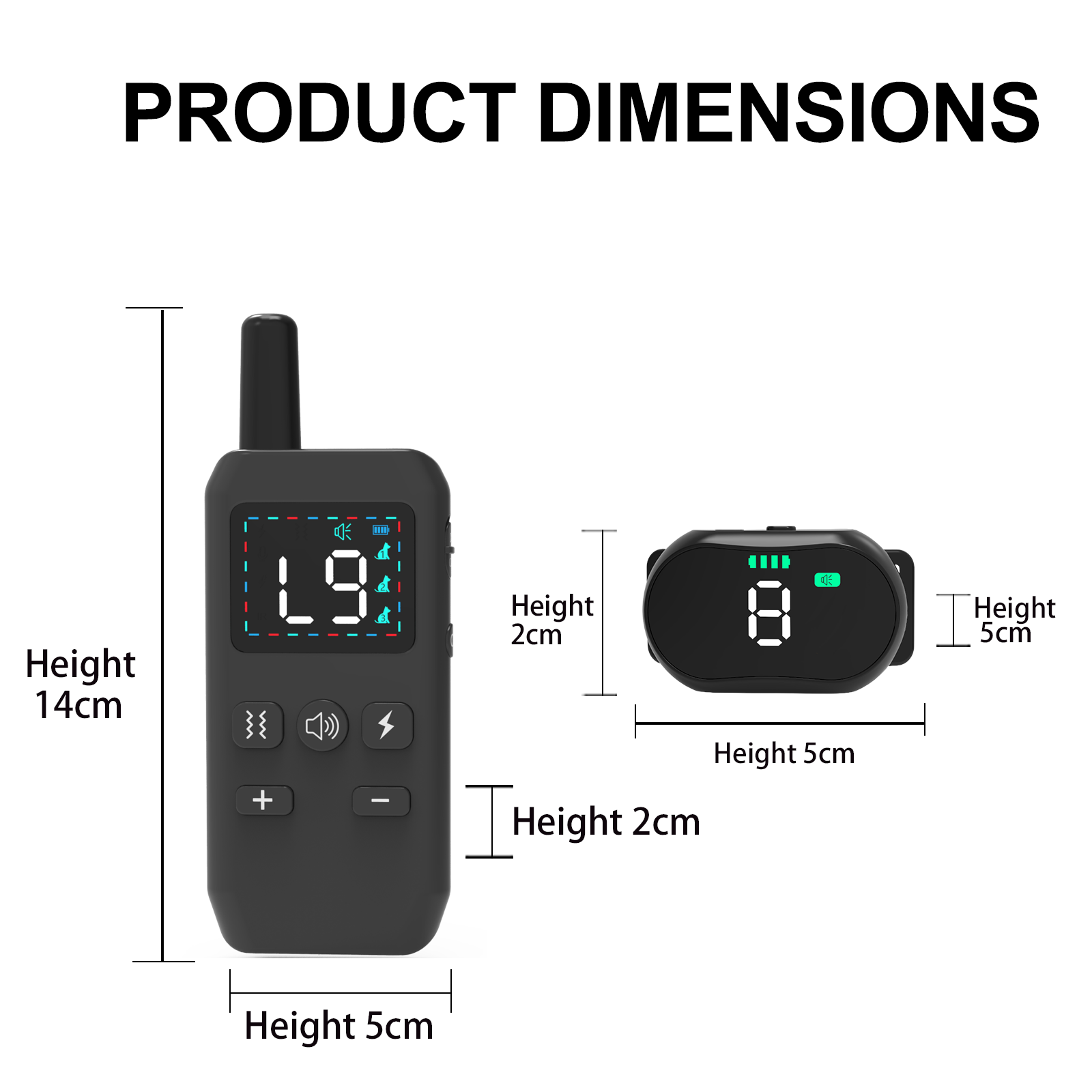 Starpawss P24 Dog Training Collar with Remote – Ultrasonic Bark Control & Waterproof Receiver