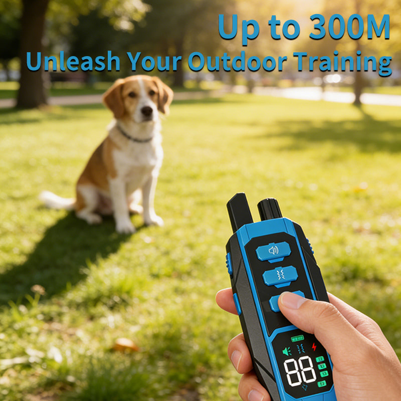 Starpawss P25 330M Remote Dog Training Collar for 3 Dogs – IP67 Waterproof Rechargeable Collar with Beep, Vibration & Static Modes