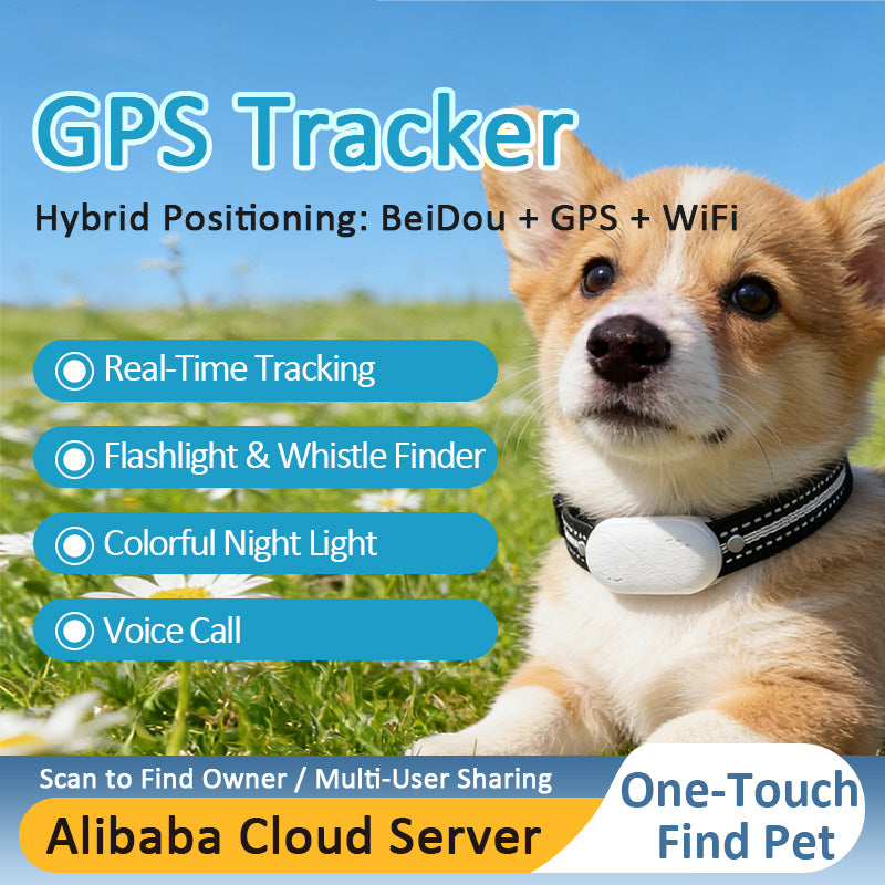 Starpawss P43 Smart GPS Pet Tracker Collar – Real-Time Dog & Cat Location Tracker with Voice Call