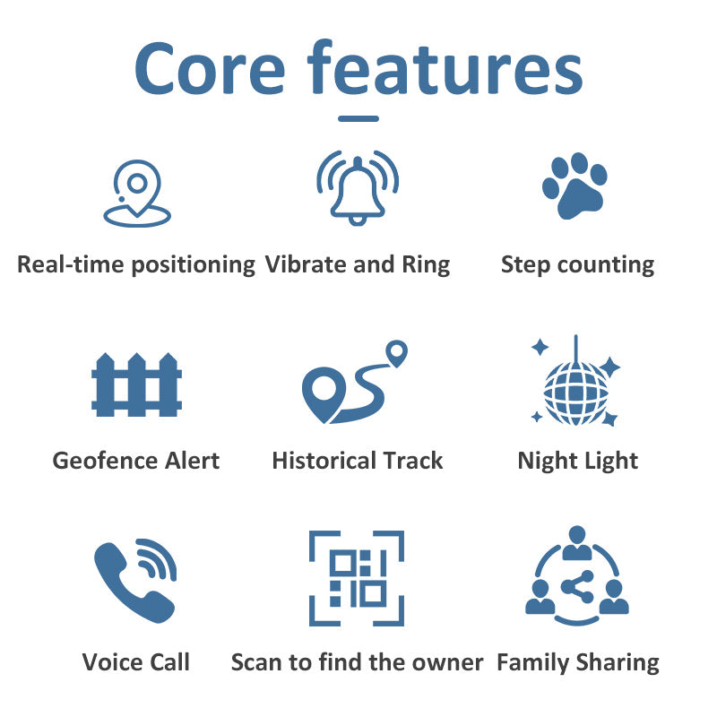Starpawss P43 Smart GPS Pet Tracker Collar – Real-Time Dog & Cat Location Tracker with Voice Call