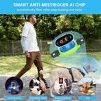 Starpawss PD-216 AI Smart Anti-Bark Dog Collar – Rechargeable Waterproof Training Collar with Beep, Vibration & Safe Static Modes