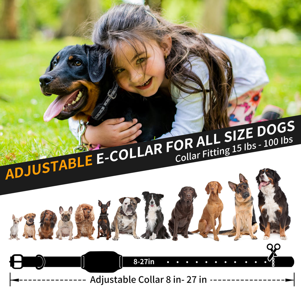 Starpawss PD-516 3300FT Remote Dog Training Collar with Beep, Vibration & Shock Modes